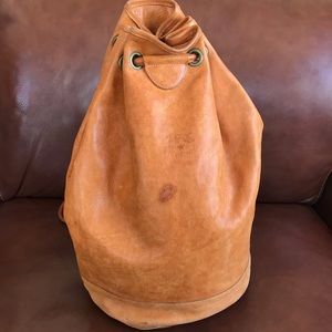 IL Bisonte leather shoulder tote/backpack
